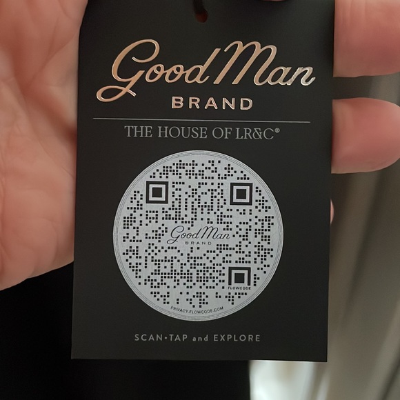 GOODMAN - Brand New! Men XXL Henley - Black Long Sleeved! - Picture 7 of 7